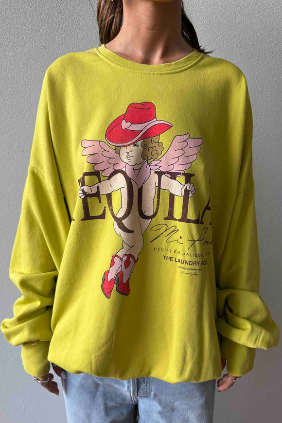 THE LAUNDRY ROOM Womens Tequila Mi Amor Jump Jumper - Vintage Neon Yello