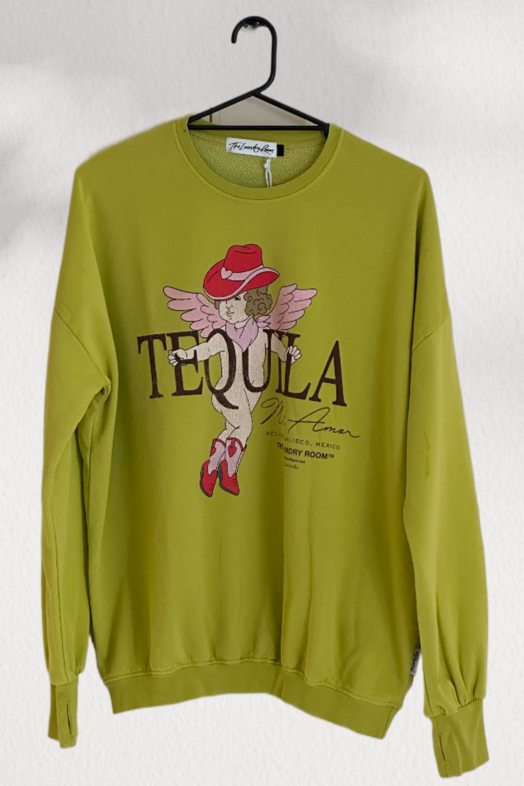 THE LAUNDRY ROOM Womens Tequila Mi Amor Jump Jumper - Vintage Neon Yello, WOMENS KNITS & SWEATERS, THE LAUNDRY ROOM, Elwood 101