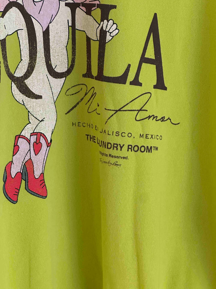 THE LAUNDRY ROOM Womens Tequila Mi Amor Jump Jumper - Vintage Neon Yello, WOMENS KNITS & SWEATERS, THE LAUNDRY ROOM, Elwood 101