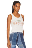 THE LAUNDRY ROOM Womens Tequila Rib Tank - White, WOMENS TEES & TANKS, THE LAUNDRY ROOM, Elwood 101