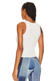 THE LAUNDRY ROOM Womens Tequila Rib Tank - White, WOMENS TEES & TANKS, THE LAUNDRY ROOM, Elwood 101