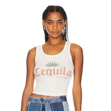 THE LAUNDRY ROOM Womens Tequila Rib Tank - White, WOMENS TEES & TANKS, THE LAUNDRY ROOM, Elwood 101
