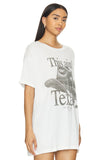 THE LAUNDRY ROOM Womens This Ain't Texas Oversized Tee - White, WOMENS TEES & TANKS, THE LAUNDRY ROOM, Elwood 101