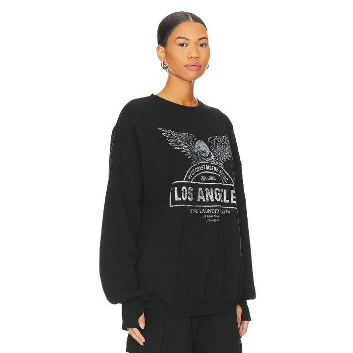 THE LAUNDRY ROOM Womens West Coast Riders Jump Jumper - Black, WOMENS KNITS & SWEATERS, THE LAUNDRY ROOM, Elwood 101