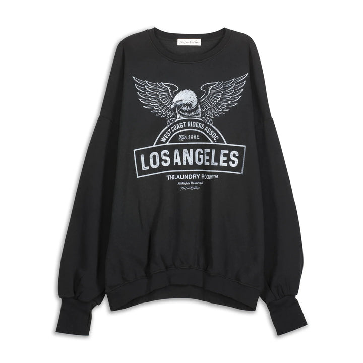 THE LAUNDRY ROOM Womens West Coast Riders Jump Jumper - Black, WOMENS KNITS & SWEATERS, THE LAUNDRY ROOM, Elwood 101