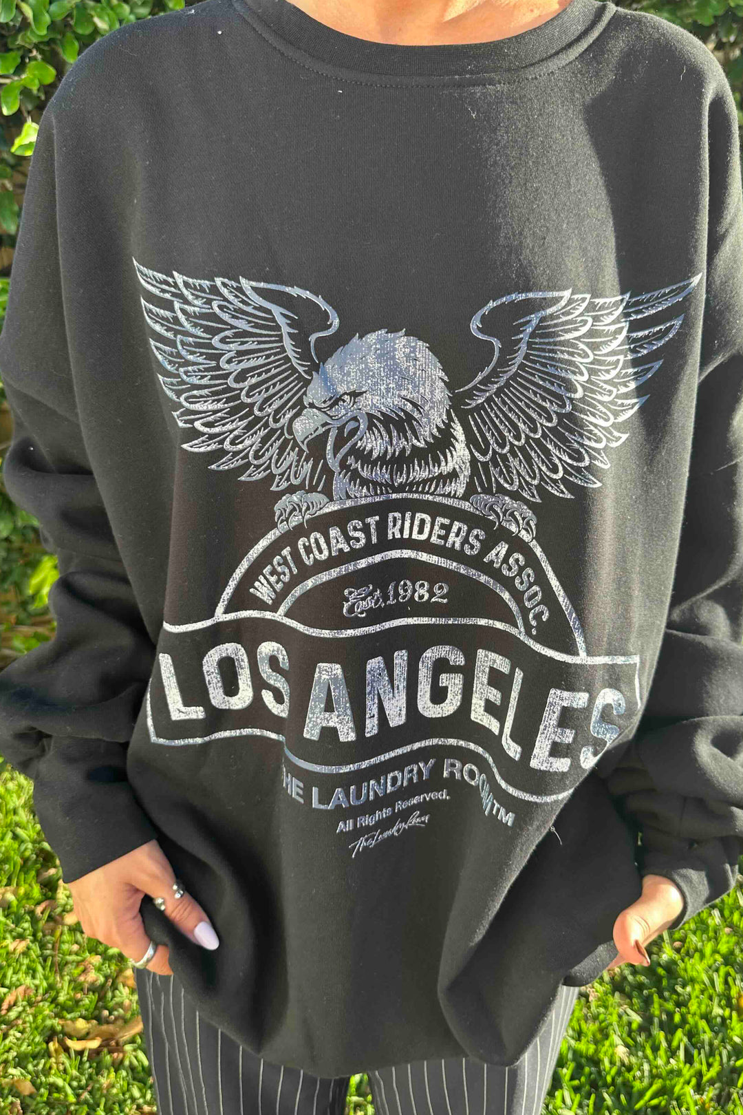 THE LAUNDRY ROOM Womens West Coast Riders Jump Jumper - Black, WOMENS KNITS & SWEATERS, THE LAUNDRY ROOM, Elwood 101