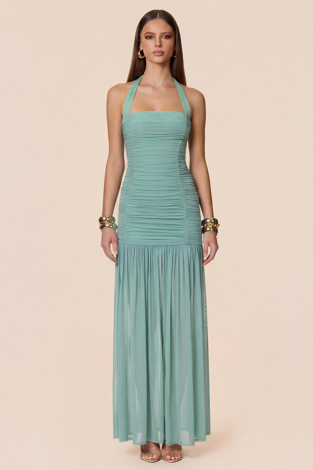 NOOKIE Womens Thrill Gown in Spearmint, WOMENS DRESSES, NOOKIE, Elwood 101
