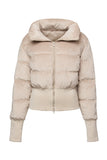 UNREAL FUR Womens New Amsterdam Jacket Taupe, WOMENS COATS & JACKETS, UNREAL FUR, Elwood 101