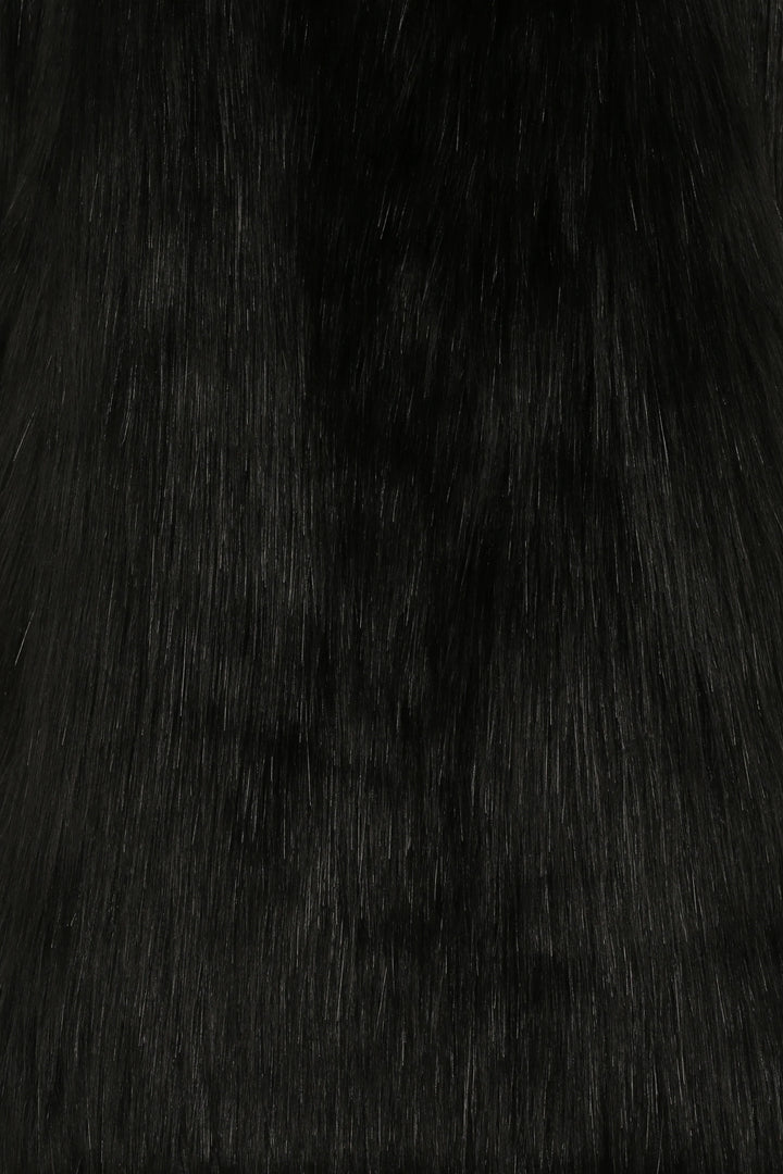 UNREAL FUR Womens Unreal Dream Faux Fur Jacket in Black