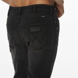 WRANGLER Mens Stomper Slim Jeans - Black Ice, MENS DENIM, WRANGLER, Elwood 101