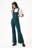 ROLLAS Womens Eastcoast Flare Overall - Forest Cord, WOMENS JUMPSUITS & OVERALLS, ROLLAS, Elwood 101