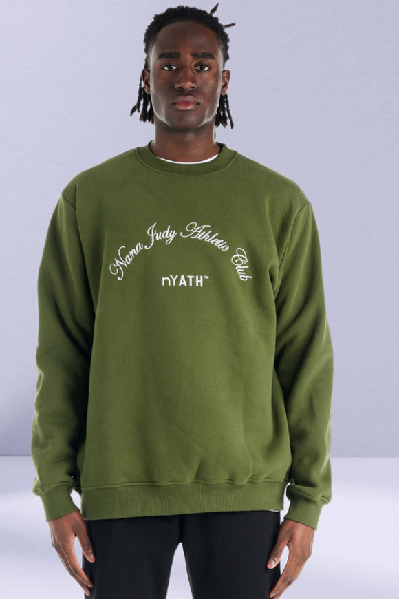 nANA jUDY Mens La Brea Crew Neck Jumper - Khaki, MENS KNITS & SWEATERS, NANA JUDY, Elwood 101