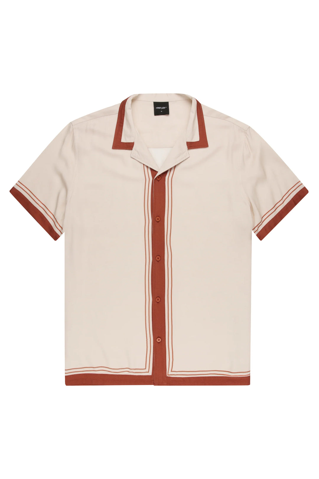 nANA jUDY Mens Lewis Short Sleeve Shirt - Bone, MENS SHIRTS, NANA JUDY, Elwood 101