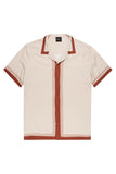 nANA jUDY Mens Lewis Short Sleeve Shirt - Bone, MENS SHIRTS, NANA JUDY, Elwood 101