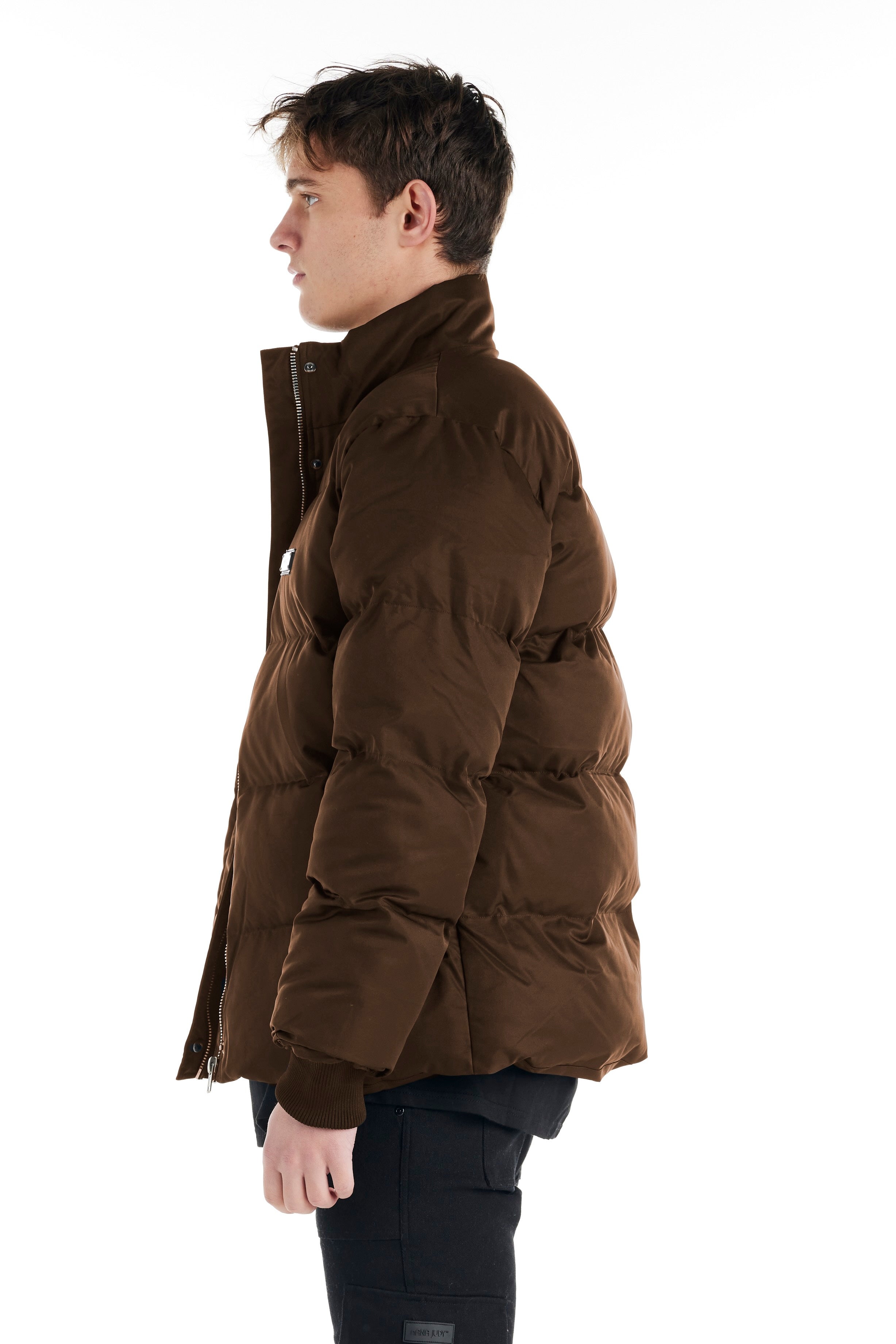 nANA jUDY Mens Monet Puffer Jacket - Brown – Elwood 101