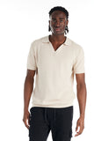 nANA jUDY Mens St Tropez Short Sleeve Knit Shirt - Bone, MENS SHIRTS, NANA JUDY, Elwood 101