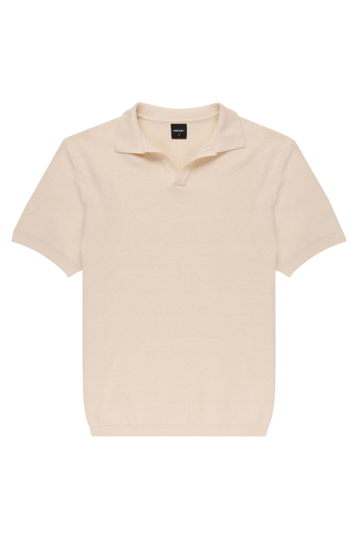 nANA jUDY Mens St Tropez Short Sleeve Knit Shirt - Bone, MENS SHIRTS, NANA JUDY, Elwood 101
