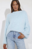 Sundays The Label WOMENS COZI KNIT - BABY BLUE, WOMENS KNITS & SWEATERS, SNDYS, Elwood 101