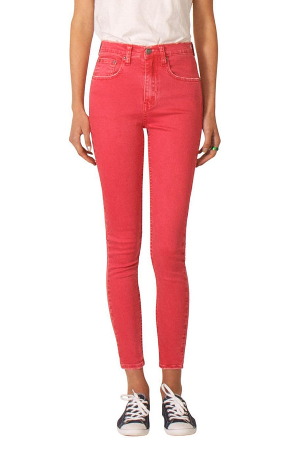 ziggy wommens red skinny jeans
