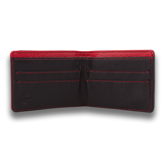 Orchill MIKROS WALLET BLACK / RED PEBBLE, MENS WALLETS, ORCHILL, Elwood 101