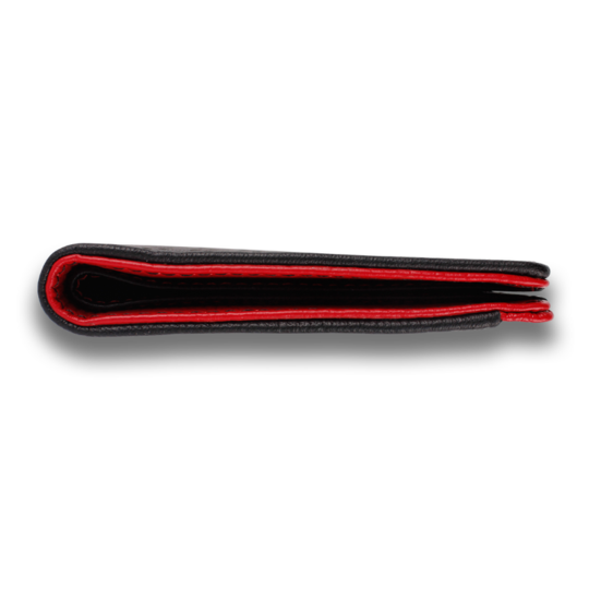 Orchill MIKROS WALLET BLACK / RED PEBBLE, MENS WALLETS, ORCHILL, Elwood 101
