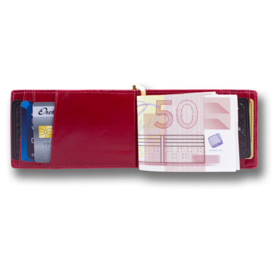 Orchill CAPTAIN CLIP MENS  LEATHER WALLET OXBLOOD, MENS WALLETS, ORCHILL, Elwood 101