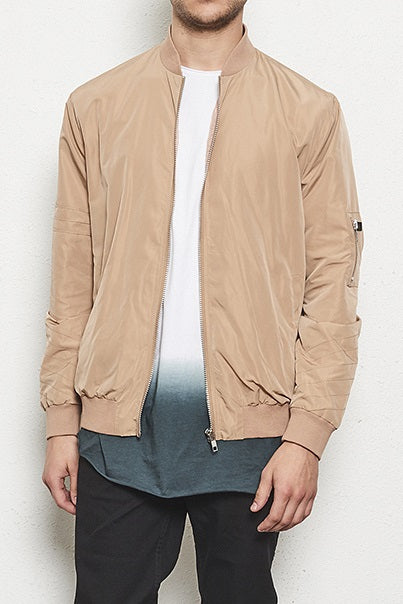 nANA jUDY MENS ALLIANCE BOMBER JACKET DESERT PINK, MENS JACKETS, NANA JUDY, Elwood 101