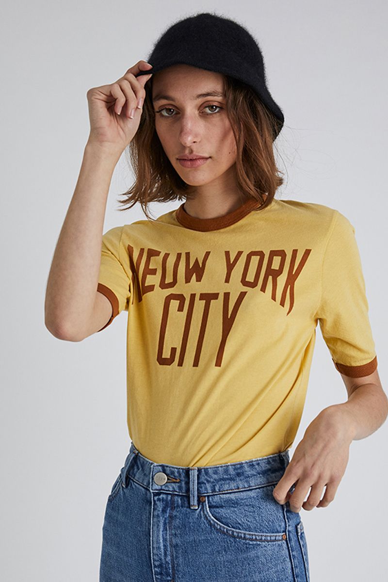 Neuw WOMENS NEUW YORK TEE BUTTER, WOMENS TEES & TANKS, NEUW, Elwood 101