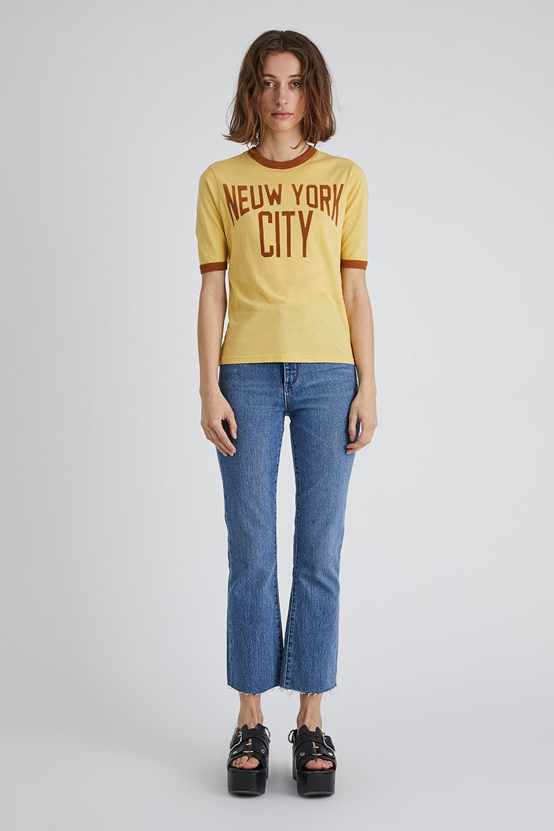 Neuw WOMENS NEUW YORK TEE BUTTER, WOMENS TEES & TANKS, NEUW, Elwood 101