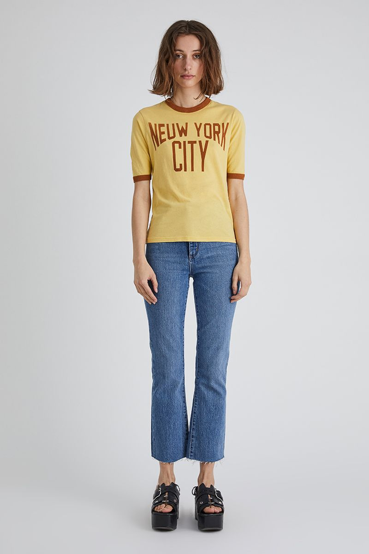 Neuw WOMENS NEUW YORK TEE BUTTER, WOMENS TEES & TANKS, NEUW, Elwood 101