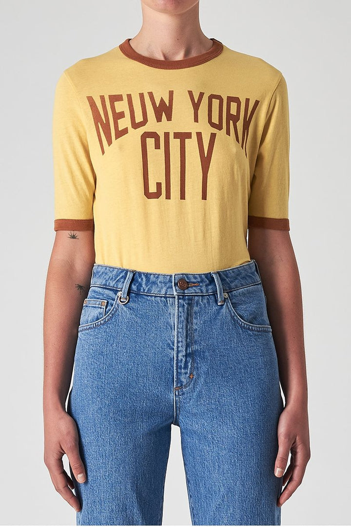 Neuw WOMENS NEUW YORK TEE BUTTER, WOMENS TEES & TANKS, NEUW, Elwood 101