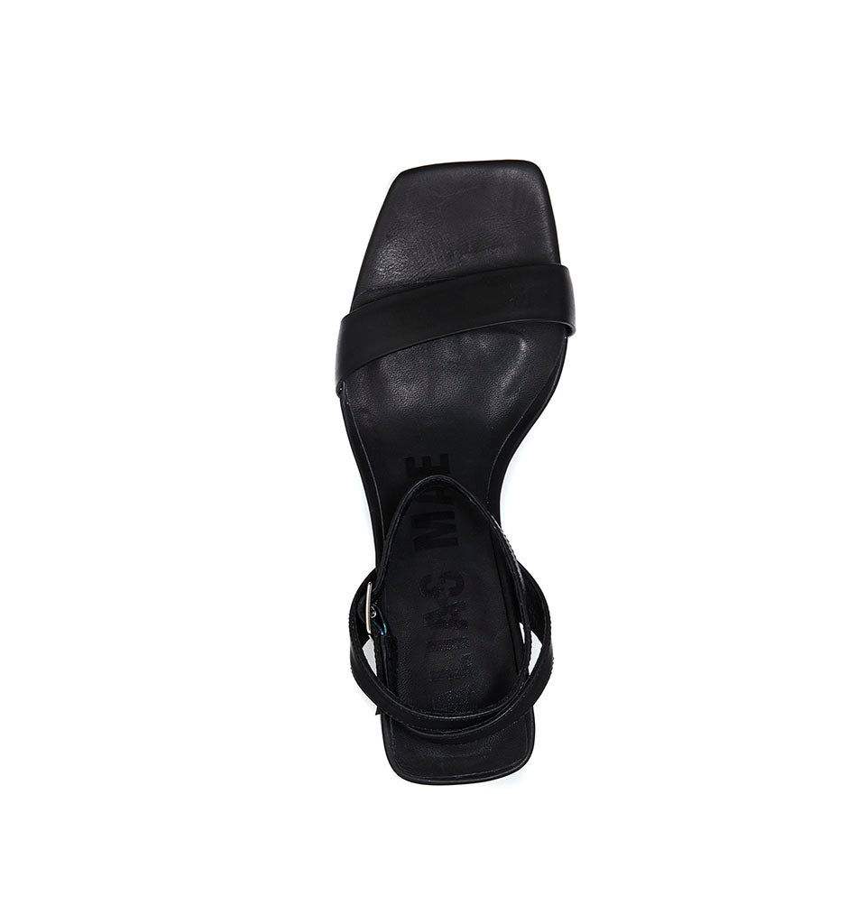 Alias Mae HEIDI BLACK LEATHER HEELS, WOMENS SHOES, ALIAS MAE, Elwood 101