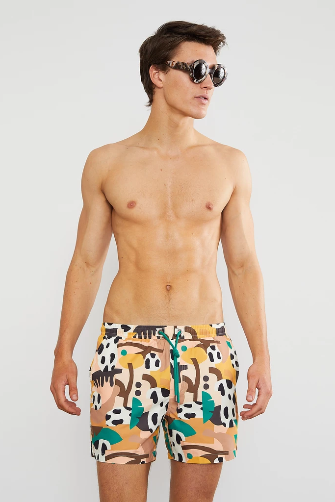 Skwosh Club MENS JUNGLE BOOGIE SWIM SHORTS, MENS SHORTS, SKWOSH CLUB, Elwood 101