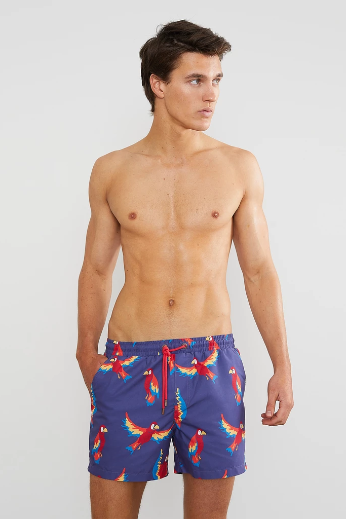 Skwosh Club MENS POLLY WANNA CRACKER SWIM SHORTS, MENS SHORTS, SKWOSH CLUB, Elwood 101
