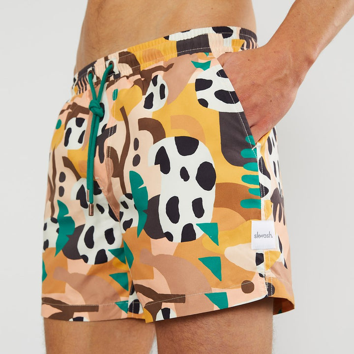 Skwosh Club MENS JUNGLE BOOGIE SWIM SHORTS, MENS SHORTS, SKWOSH CLUB, Elwood 101