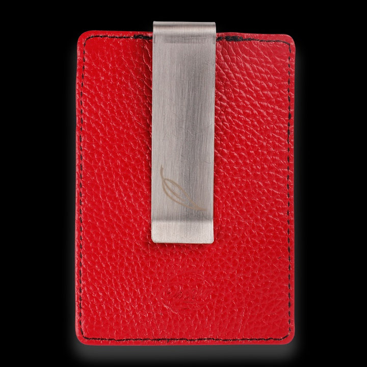 Orchill BOREAL MENS LEATHER WALLET BLACK/RED PEBBLE, MENS WALLETS, ORCHILL, Elwood 101