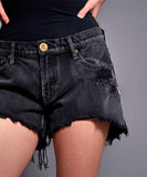 OneTeaspoon WOMENS DOUBLE BASS MARLONS LOW WAIST BOYFRIEND DENIM SHORTS, WOMENS SHORTS, OneTeaspoon, Elwood 101
