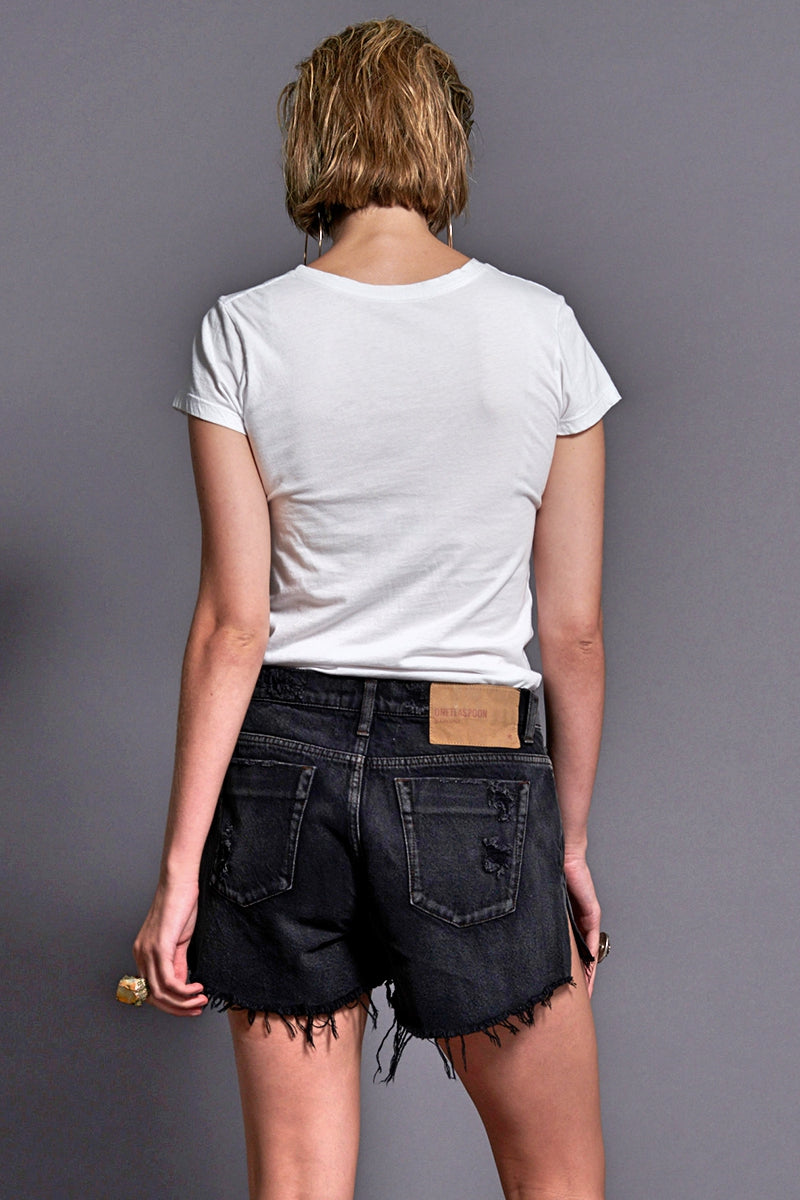 OneTeaspoon WOMENS DOUBLE BASS MARLONS LOW WAIST BOYFRIEND DENIM SHORTS, WOMENS SHORTS, OneTeaspoon, Elwood 101