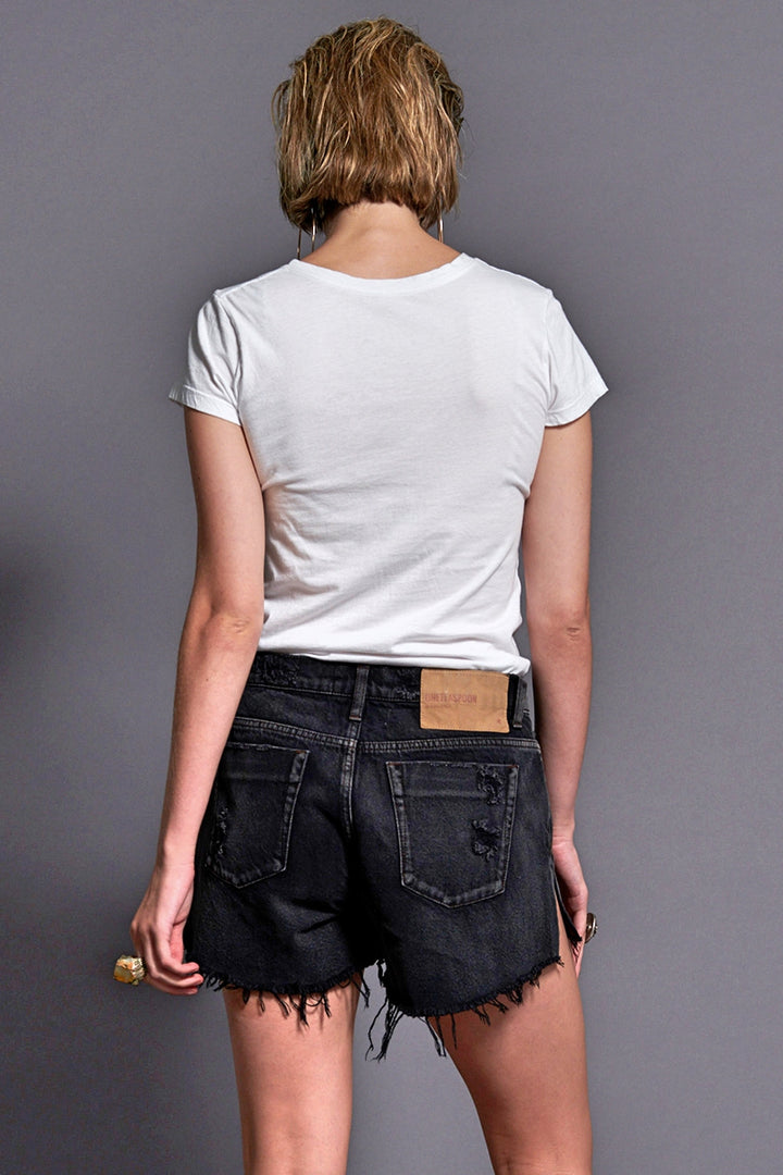 OneTeaspoon WOMENS DOUBLE BASS MARLONS LOW WAIST BOYFRIEND DENIM SHORTS, WOMENS SHORTS, OneTeaspoon, Elwood 101