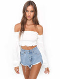 Tigermist WOMENS DAISY TOP WHITE, WOMENS TOPS & SHIRTS, TIGER MIST, Elwood 101