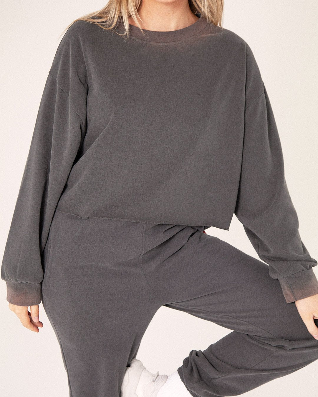 Bayse Brand WOMENS LOUNGE SWEATER - VINTAGE CHARCOAL, WOMENS KNITS & SWEATERS, BAYSE BRAND, Elwood 101