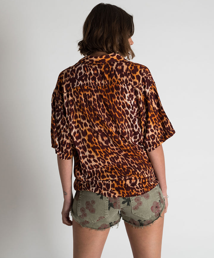 OneTeaspoon WOMENS POLYNESIAN ANIMAL SHIRT - ANIMAL, WOMENS TOPS & SHIRTS, OneTeaspoon, Elwood 101