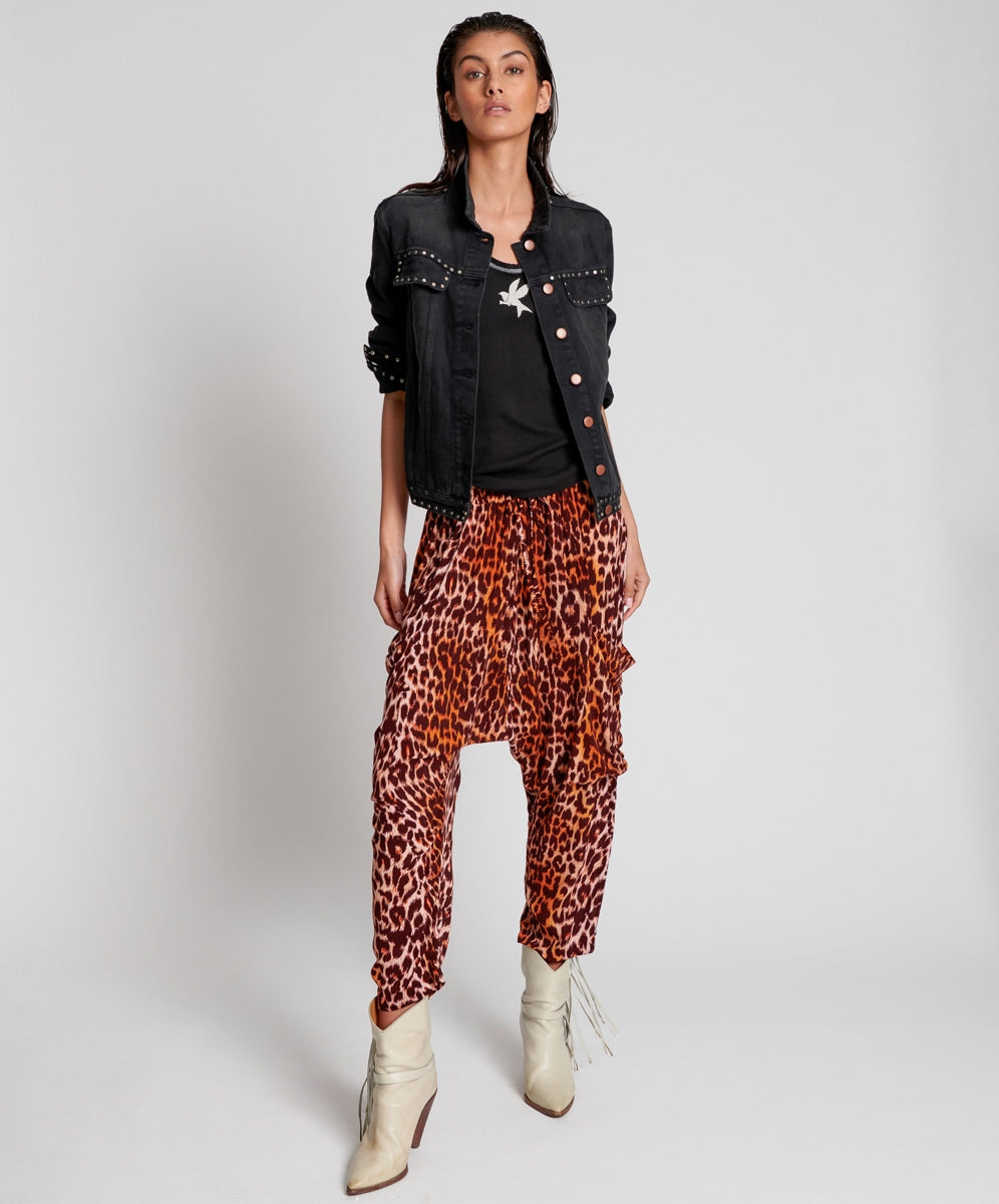 OneTeaspoon WOMENS POLYNESIAN ANIMAL HAREM PANT - ANIMAL PRINT, WOMENS PANTS & LEGGINGS, OneTeaspoon, Elwood 101
