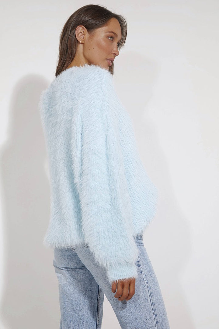Sundays The Label WOMENS COZI KNIT - BABY BLUE, WOMENS KNITS & SWEATERS, SNDYS, Elwood 101