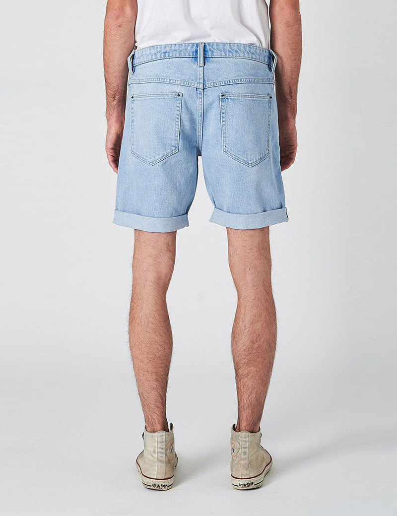 Neuw MENS RAY TAPERED DENIM SHORTS - ZERO BREAKER BLUE, MENS SHORTS, NEUW, Elwood 101