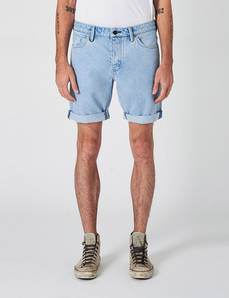 Neuw MENS RAY TAPERED DENIM SHORTS - ZERO BREAKER BLUE, MENS SHORTS, NEUW, Elwood 101