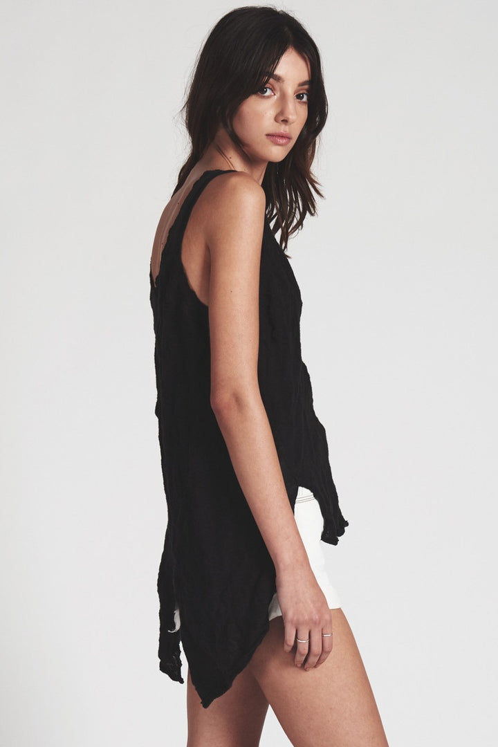 OneTeaspoon WOMENSBUNGALOW STEEL KNIT TOP BLACK, WOMENS TOPS & SHIRTS, OneTeaspoon, Elwood 101