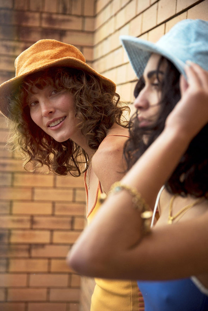 Fallen Broken Street THE SATURDAY BUCKET HAT - TANGERINE, UNISEX HATS, FALLEN BROKEN STREET, Elwood 101