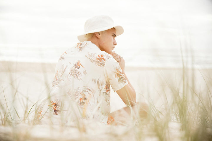 Fallen Broken Street THE SATURDAY BUCKET HAT - WHITE, UNISEX HATS, FALLEN BROKEN STREET, Elwood 101