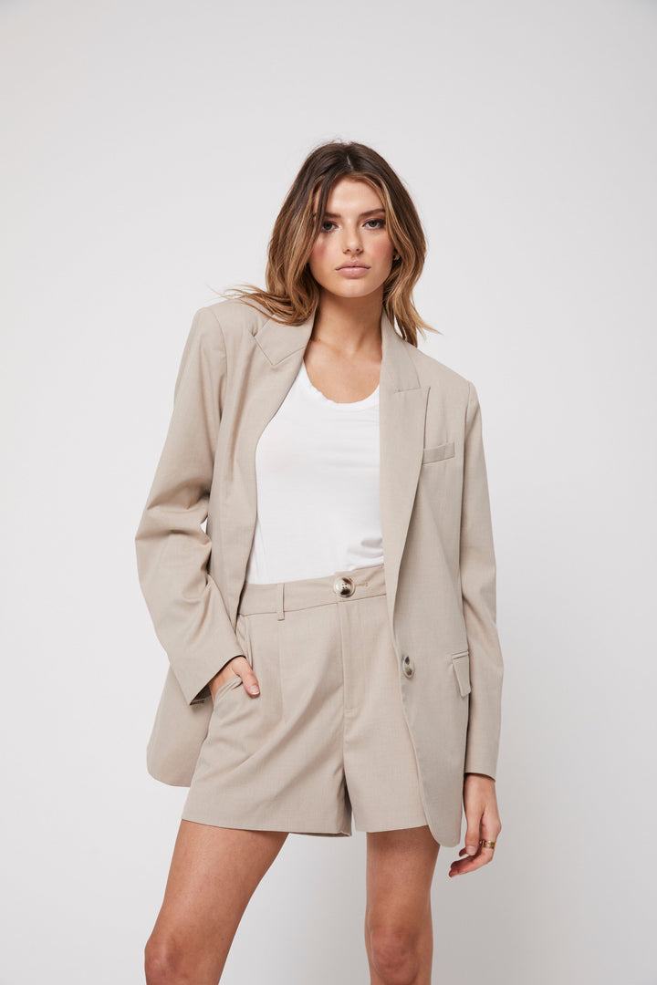 Rozalia Russian x Atoir WOMENS THE TAILORED SHORTS - BEIGE, WOMENS SHORTS, APPAREL BY ROZALIA, Elwood 101